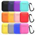 Silicone TPU Bluetooth Wireless Earphone Protective Cover  for Apple Airpods with Hook