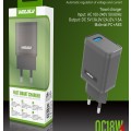 Wolulu AS-51391 QC3.0 USB Quick Charger 18W