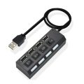 Aerbes AB-C227 USB To 4-Port USB 2.0 Hub