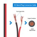 DC Power Cord 5.5mm x 2.1mm Female Pack of 100
