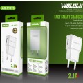 Wolulu AS-51373 USB Smart Wall Charger 2.1A