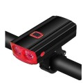 Aerbes AB-ZX06-1 Dual Light Source Wireless Code Meter Bicycle Front Light