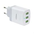 Treqa CH-623 3 Port USB Charger 3.1A