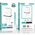 Aerbes AB-SJ25  Dual USB Port Wall Charger 2.1A
