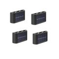 FA-04LED Portable Solar Powered Up and Down LED Outdoor Wall Lights 4LED White 4Pcs