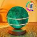 Rechargeable Multi Color Rotating Moon Lamp 12cm