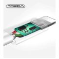 Treqa CA-820 Data &, Charging Cable 3 in 1 Lightning Pin, V8 And Type C 2A