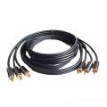 Aerbes AB-S051 3RCA Male To 3RCA Male Cable 1.8M