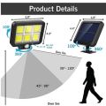 Wolulu AS-50366 Solar Powered Sensor Motion Wall COB Light