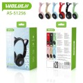 Wolulu AS-51256 Bluetooth Cat Ear RGB LED Wireless Headphone