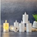 Battery Operated LED Plastic Candle Pack Of 12
