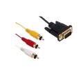 SE-L128 Male VGA To RCA Cable 1.5m