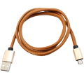 Larry's Digital Accessories - Leather Cable [Brown] Micro