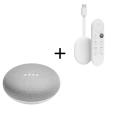 Google Nest Mini + Chromecast HD - Smarthome Starter Bundle (Chalk) (Parallel Import)