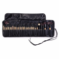 Glam Beauty - Black Make Up Bag With 32 Bamboo Brushes
