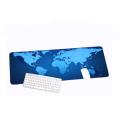 Larry's - Gaming Mousepad - World Map Print Blue