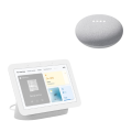 Google - Nest Hub 2nd Gen + Nest Mini - Chalk (Parallel Import)