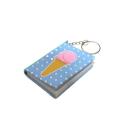 NOTEBOOK WITH KEY RING - Ice-Cream