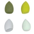 Glam Beauty - Set Of 4 Makeup Sponges In Clear Egg Box - Shades Of Green
