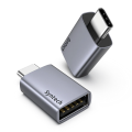 Syntech - USB to USB C Adapter (2 Pack) - Grey