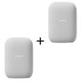 2 x Google Nest Audio Smarthome Stereo Bundle - Chalk (Parallel Import)