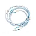 Larry's Digital Accessories - LED Auto Off USB Cable - Blue - Micro