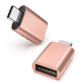 Syntech - USB to USB C Adapter (2 Pack) - Rose Gold