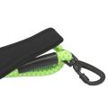 Dogs Collection: Dog Leash With Matte Black Safety Clasp Size 1800x18mm - Green