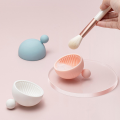 Glam Beauty - Silicone Makeup Brush Washing Bowl - White