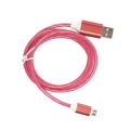 Larry's Digital Accessories - LED Auto Off USB Cable - Pink - Micro