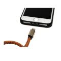 Larry's Digital Accessories - Leather Cable [Brown] 8 pin Lightening