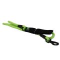 Dogs Collection: Dog Leash With Matte Black Safety Clasp Size 1800x18mm - Green