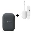 Google Nest Audio + Chromecast 4K - Smarthome Premium Bundle (Charcoal) (Parallel Import)
