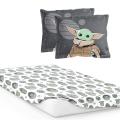 Mandalorian - Cutest Bounty 4 Piece Oxford Pillowcases & Fitted Sheets