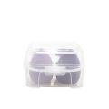 Glam Beauty - Set Of 4 Makeup Sponges In Clear Egg Box - Shades Of Purple
