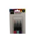 Brush Marker 3PCS (Blue/ Pink/ Purple)