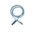 Larry's Digital Accessories - LED Auto Off USB Cable - Blue - Lightening 8 Pin