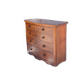 Victorian Mahogany Bow Fronted Chest of Drawers