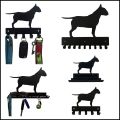 Bull Terrier Key & Leash Racks