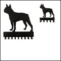Boston Terrier Key & Leash Racks