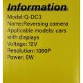 Andowl Q-DC3 600cm 1080p Rearview Reversing Camera - Enhance Your Vehicle's Safety While Reversing