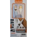 Bulud iPhone 1M Charge Cable with Detachable Magnetic Connector - High-Quality Charging Cable for...