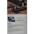 Andowl Q-H7 7 Port High Speed USB2.0 Hub
