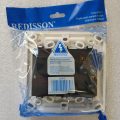 Redisson 4x4 Triple Switched Wall Socket - D03-C