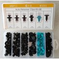 102pcs 6 Types Plastic Car Body Push Pin Fastener Clip Kit