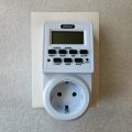 Andowl Q-A112 220V 24 Hour Programmable Digital LCD Power Timer Switch