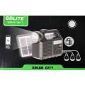 GDLITE 3 LED Solar Portable Power Box Mobile Charger and Light