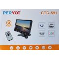 Pervoi 7 Inch 2 Channel TFT/LED AV Monitor - Compact and Versatile Display
