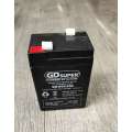 GDSUPER 4.5ah 6v Rechargeable Solar Battery - High-Quality Battery for Solar-Powered Systems
