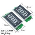 3S 12.6V Lithium Battery Capacity Indicator Module with Blue Display